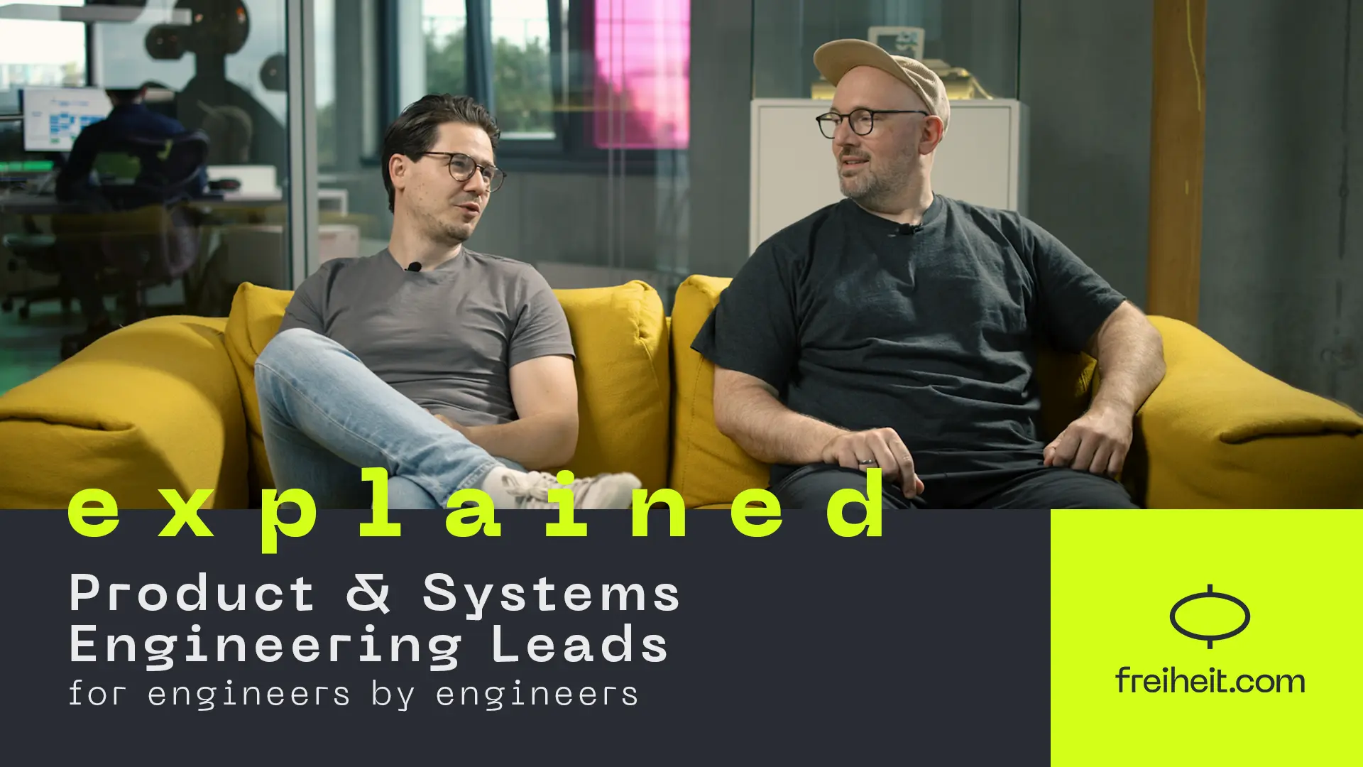 Product and System Engineering Leads coordinate teams to make sure the product meets the clients needs at freiheit.com.