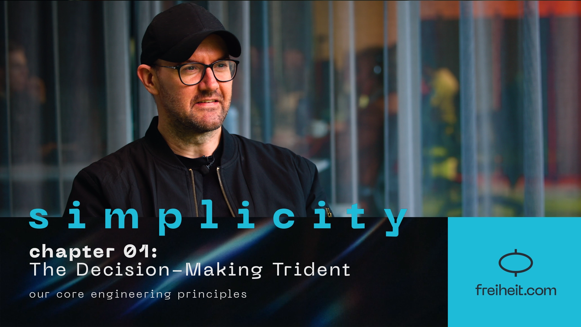 A freiheit.com engineers is talking about one of our Core Engineering Principles|simplicity