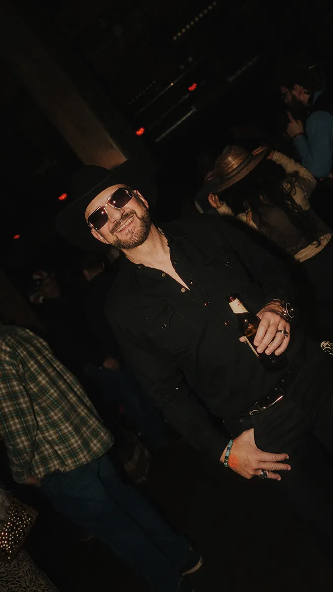 Stefan, co-founder, CEO and Head of Engineering at the freiheit.com xmas party 2025