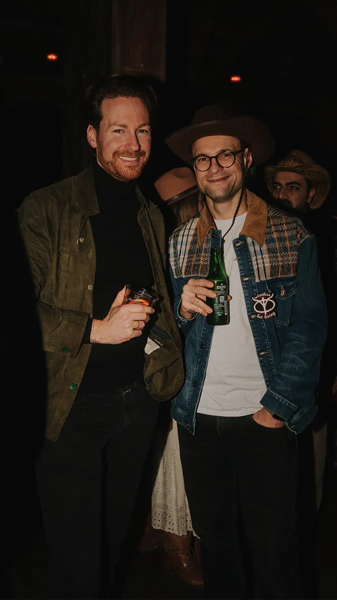 The members of the DBAG, freiheit.com's investor, have fun at the xmas party